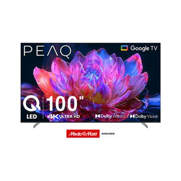 Peaq 100Q80 100 inç 254 Ekran 4K Ultra HD Google QLED TV
