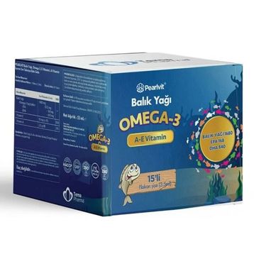 Pearlvit Omega-3 15 Flakon Balık Yağı