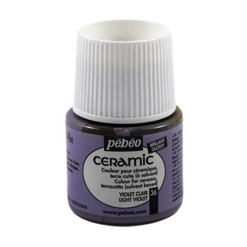 Pebeo 025 Light Violet 45 ml Seramik Boyası
