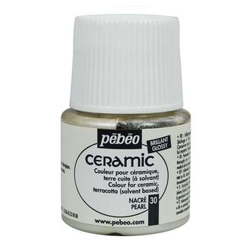Pebeo 025 Pearl 45 ml Seramik Boyası