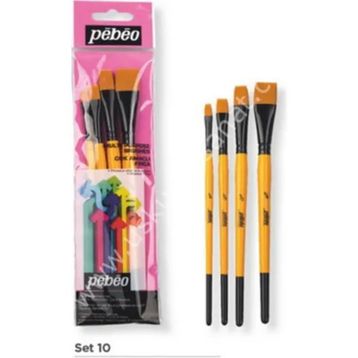 Pebeo 10 Çok Amaçlı Hobi Fırça Seti