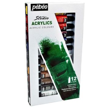 Pebeo 12x12 ml Akrilik Boya