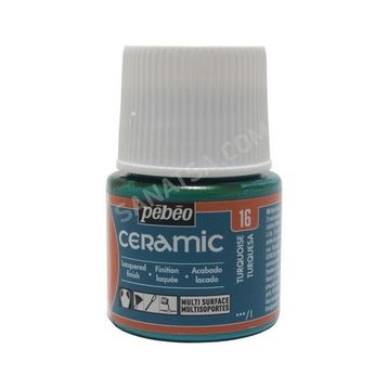 Pebeo 16 Turquoise 45 ml Seramik Boyası