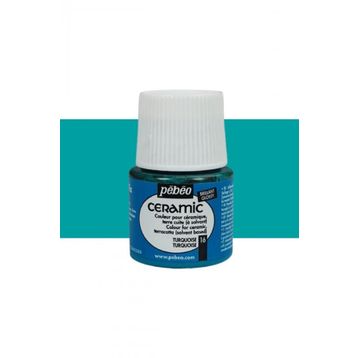 Pebeo 16 Turquoise 45 ml Seramik Boyası