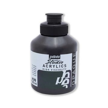 Pebeo 171 Mars Black 500 ml Akrilik Boya