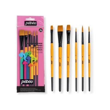 Pebeo 20 6'lı Fırça Seti