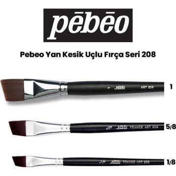 Pebeo 208 Seri Yan Kesik Uçlu Fırça