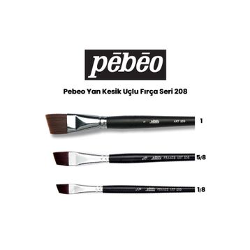 Pebeo 208 Seri Yan Kesik Uçlu Fırça