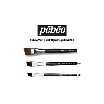 Pebeo 208 Seri Yan Kesik Uçlu Fırça