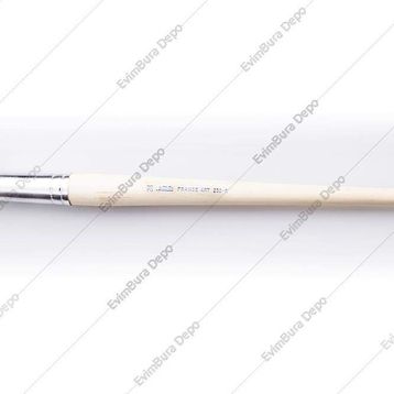 Pebeo 258R Beyaz Bristle Kıl No 24 Yuvarlak Fırça