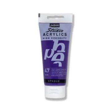 Pebeo -38 Studio 100 ml Dark Cobalt Violet Boya