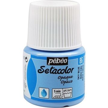 Pebeo 5559124 45 ml N:86 Sky Blue Setacolor Opak Kumaş Boyası