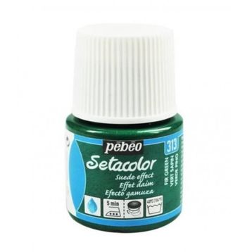 Pebeo 5576822 45 ml N:313 Fir Green Setacolor Suede Effect Kumaş Boyası