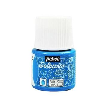 Pebeo 5576835 45 ml N:201 Aquamarine Setacolor Glitter Kumaş Boyası