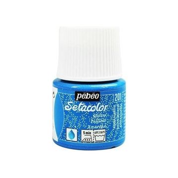 Pebeo 5576835 45 ml N:201 Aquamarine Setacolor Glitter Kumaş Boyası