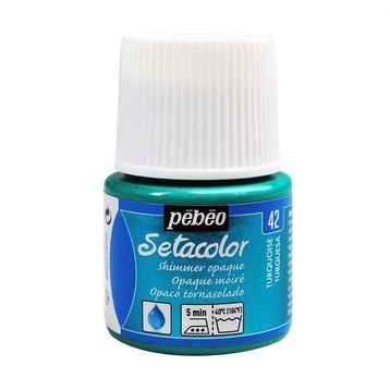 Pebeo 5586417 45 ml N:42 Jade Setacolor Shimmer Parlak Opak Kumaş Boyası