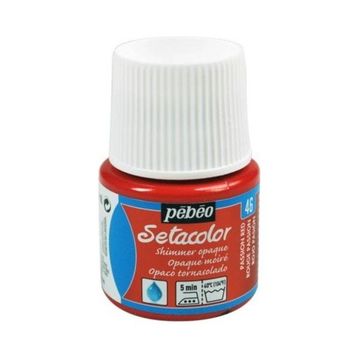 Pebeo 5586419 45 ml N:46 Passion Red Setacolor Shimmer Parlak Opak Kumaş Boyası