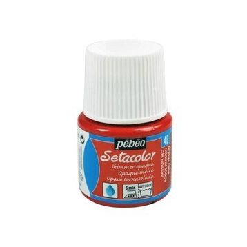 Pebeo 5586419 45 ml N:46 Passion Red Setacolor Shimmer Parlak Opak Kumaş Boyası