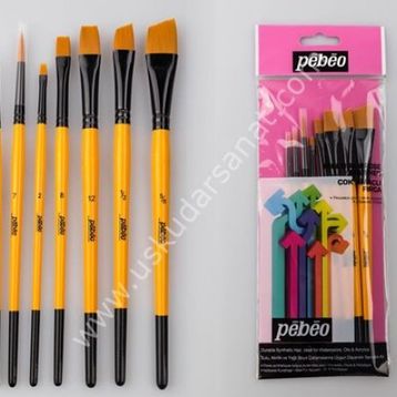 Pebeo 6 Çok Amaçlı Hobi Fırça Seti