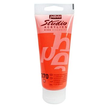 Pebeo 832 Fluorescent Orange 100 ml Akrilik Boya