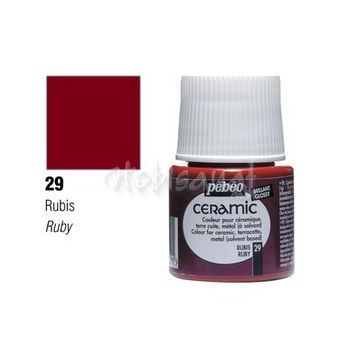 Pebeo Ceramic 29 Ruby 45 ml Seramik Boyası