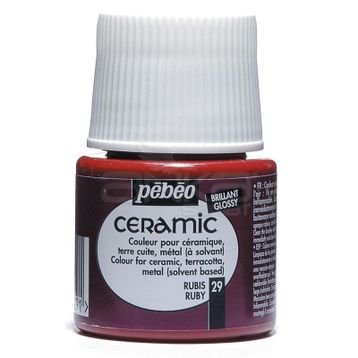 Pebeo Ceramic 29 Ruby 45 ml Seramik Boyası