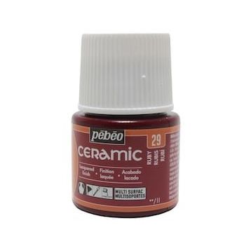 Pebeo Ceramic 29 Ruby 45 ml Seramik Boyası
