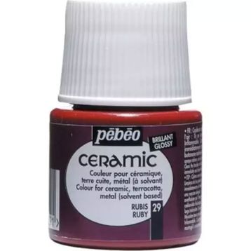 Pebeo Ceramic 29 Ruby Seramik Boyası