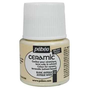 Pebeo Ceramic 32 Antique White 45 ml Seramik Boyası