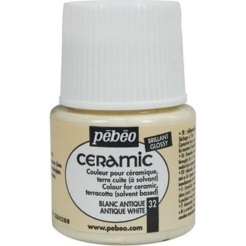 Pebeo Ceramic 32 Antique White 45 ml Seramik Boyası