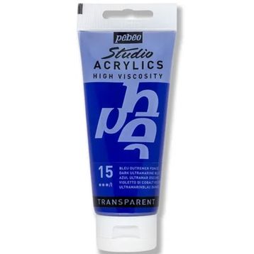 Pebeo Dark Ultramarine Blue 15 100 ml Studio Akrilik Boya