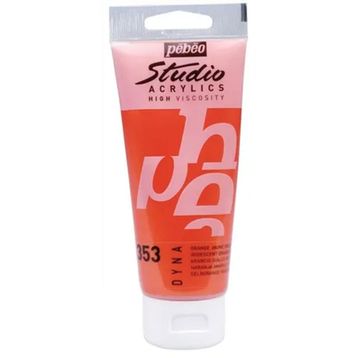 Pebeo İridescent Orangeyellow 353 100 ml Studio Akrilik Boya