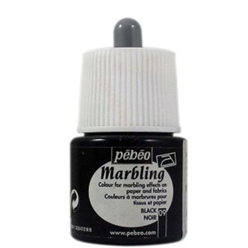 Pebeo Marbling 45 ml Black Ebru Boyası