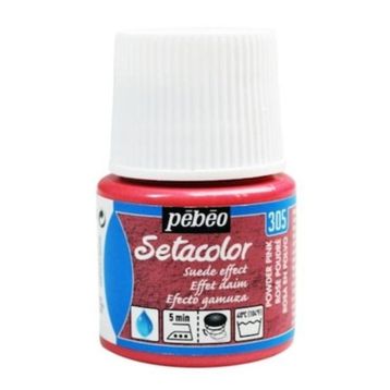 Pebeo N:306 Roseweood Setacolor Suede Effect 45 ml Kumaş Boyası