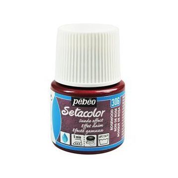 Pebeo N:306 Roseweood Setacolor Suede Effect 45 ml Kumaş Boyası