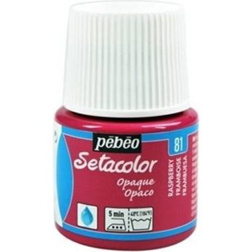 Pebeo N:81 Raspberry Setacolor Opak 45 Kumaş Boyası