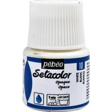 Pebeo Setacolor 10 Titanium White Opak Kumaş Boyası