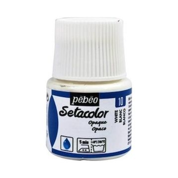 Pebeo Setacolor 10 Titanium White Opak Kumaş Boyası
