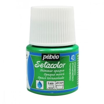 Pebeo Setacolor Metalik 43 Shimmer Chlorophyll Opak Kumaş Boyası