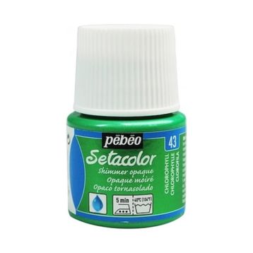 Pebeo Setacolor Metalik 43 Shimmer Chlorophyll Opak Kumaş Boyası