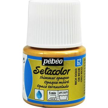 Pebeo Setacolor Metalik 62 Shimmer Rich Gold Opak Kumaş Boyası