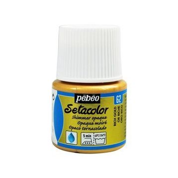 Pebeo Setacolor Metalik 62 Shimmer Rich Gold Opak Kumaş Boyası