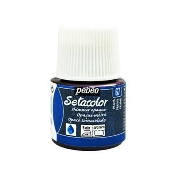 Pebeo Setacolor Metalik 67 Shimmer Plum Opak Kumaş Boyası
