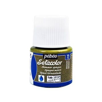 Pebeo Setacolor Metalik 72 Shimmer Bronze Opak Kumaş Boyası