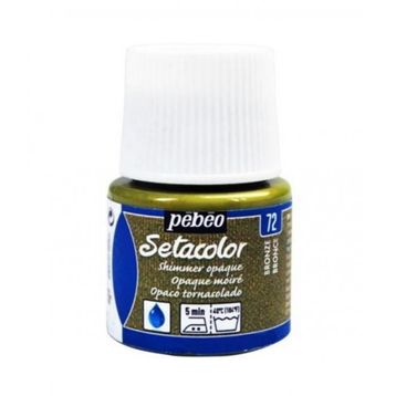 Pebeo Setacolor Metalik 72 Shimmer Bronze Opak Kumaş Boyası