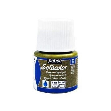 Pebeo Setacolor Metalik 72 Shimmer Bronze Opak Kumaş Boyası