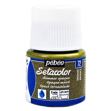Pebeo Setacolor Metalik 72 Shimmer Bronze Opak Kumaş Boyası