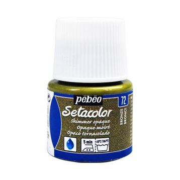 Pebeo Setacolor Metalik 72 Shimmer Bronze Opak Kumaş Boyası