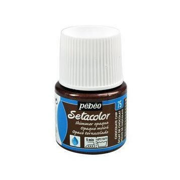 Pebeo Setacolor Metalik 75 Shimmer Chocolate Opak Kumaş Boyası