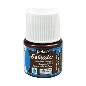 Pebeo Setacolor Metalik 75 Shimmer Chocolate Opak Kumaş Boyası
